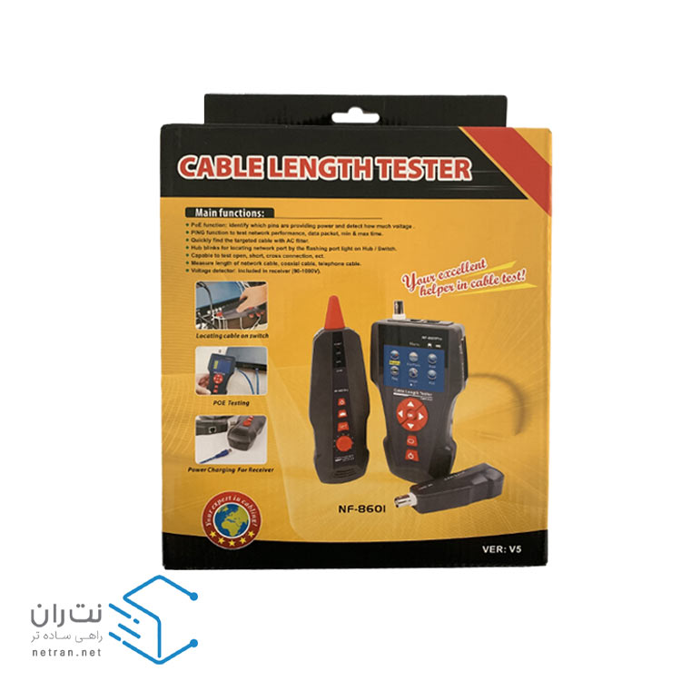 تستر شبکه نود یاب نویافا مدل NF-8601 - ورژن 5 (تک ریموت)-11